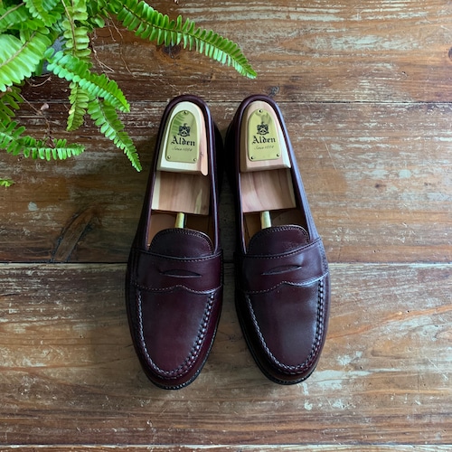 "Alden Shop of San Francoisco" Penny Loafer 9D / Brown Calf