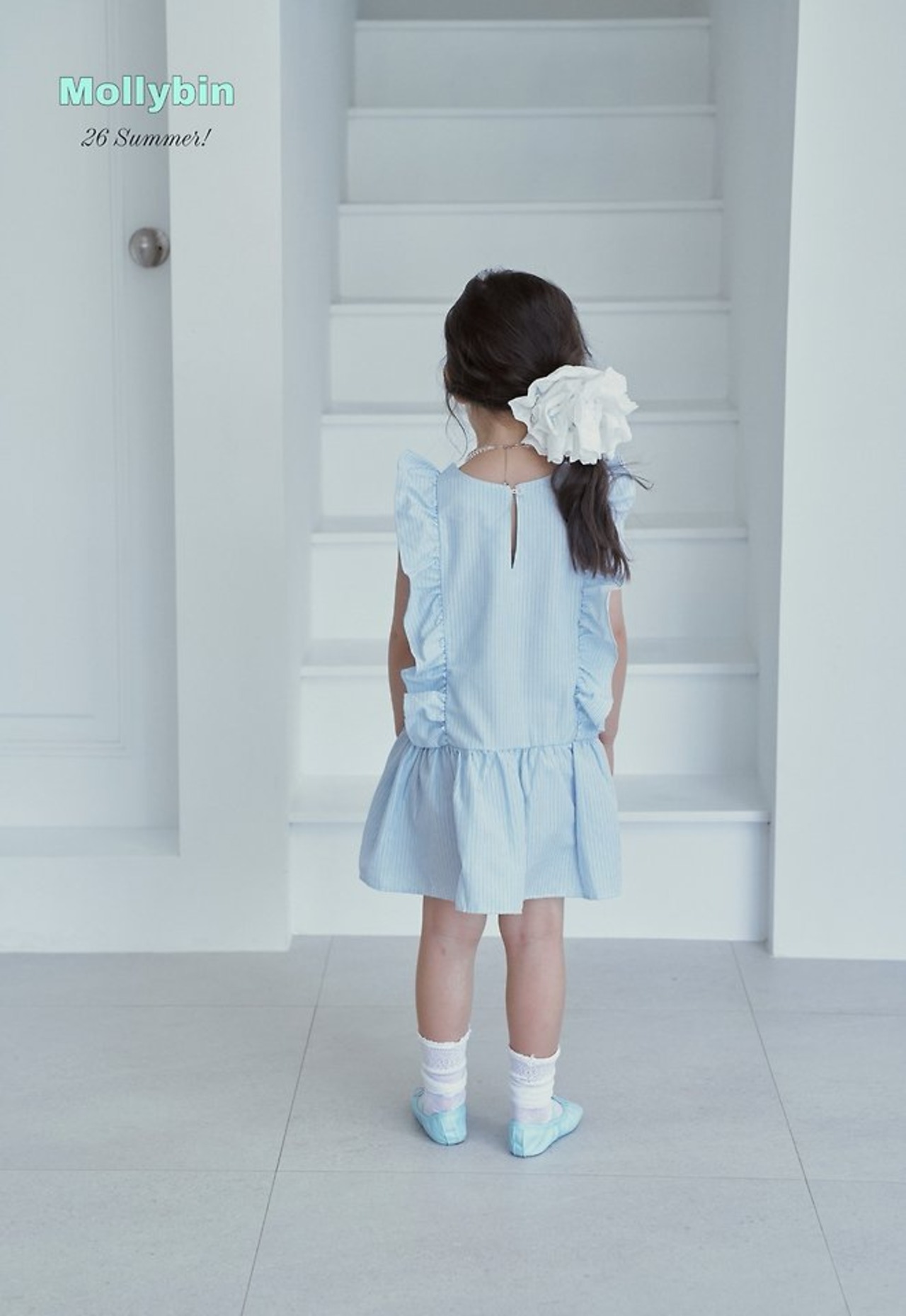 [Mollybin] Bubble Frill Dress / [몰리빈] 버블프릴원피스