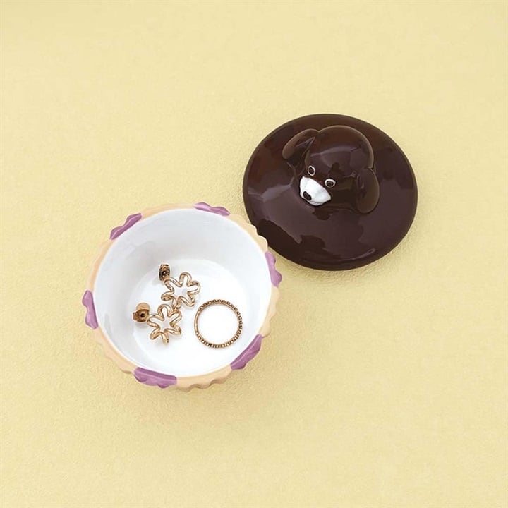 Maison terrier】カップケーキ小物入れ「ビターチョコ」 | GYAFUN