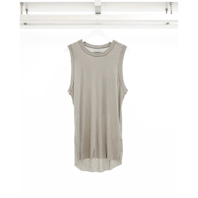 [A.F ARTEFACT] (エーエフアーティファクト) ag-13090 Rib Long Tank Top (Grey)