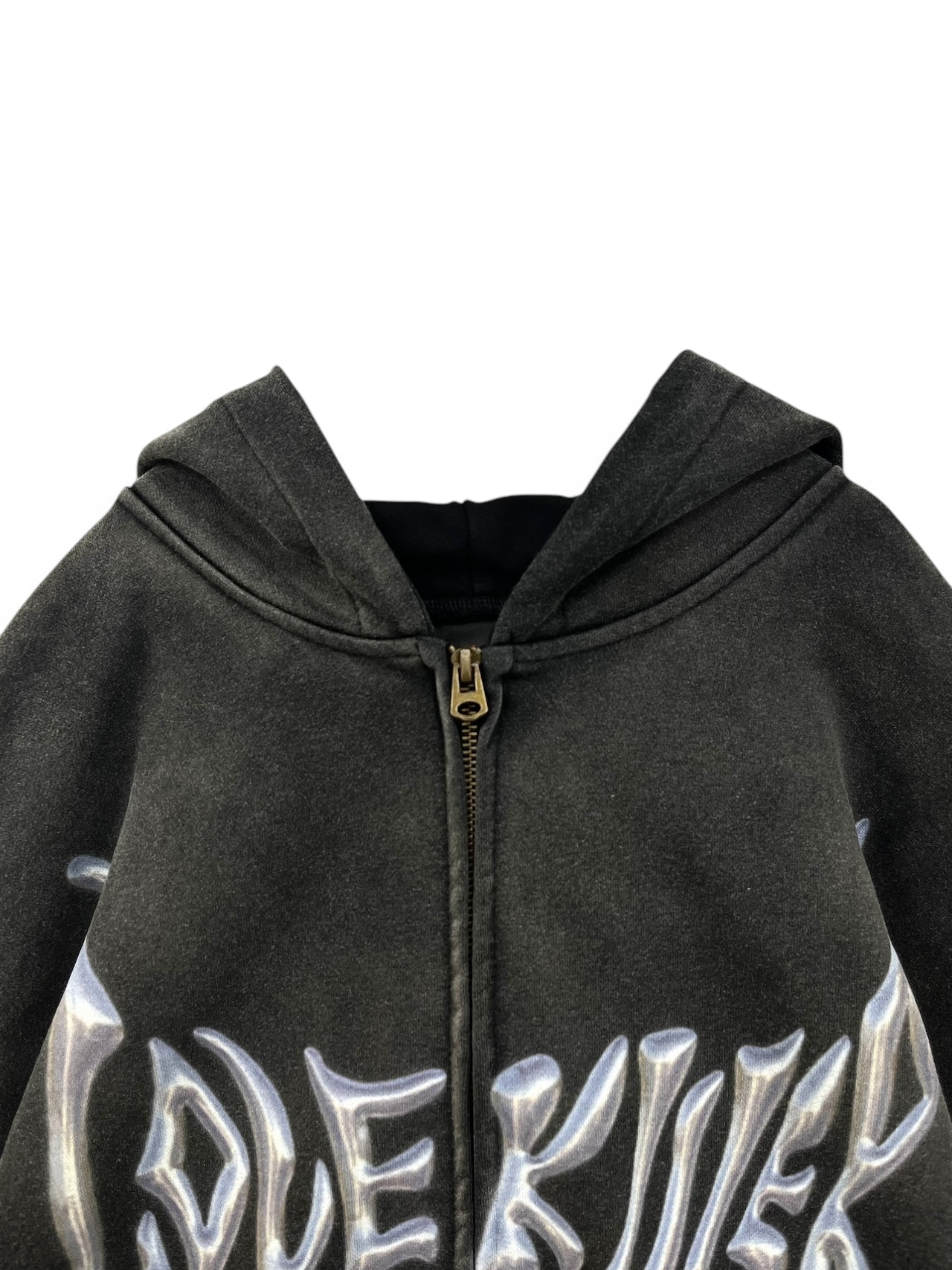 【LOVE KILLER】Killer 3D logo graphic zip hoodie by Yoshito