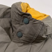 00s NAUTICA ノーティカ セーリング リバーシブル ダウンジャケット サイズ L /メンズ/グレー/イエロー/オールド