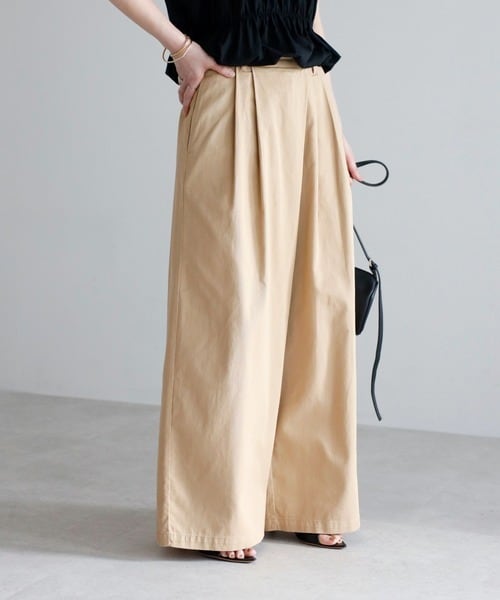 ワイドシルエットデニムパンツ