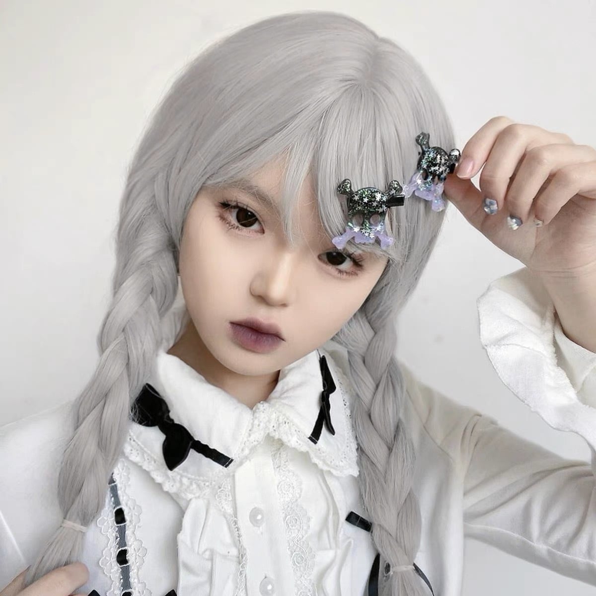 meme☆sik様お取り置き№3707　ハロウィンヘアアクセサリー(再販不可) ティカ Tika ハロウィン コスプレ 羽付きペアブラックデビル [7