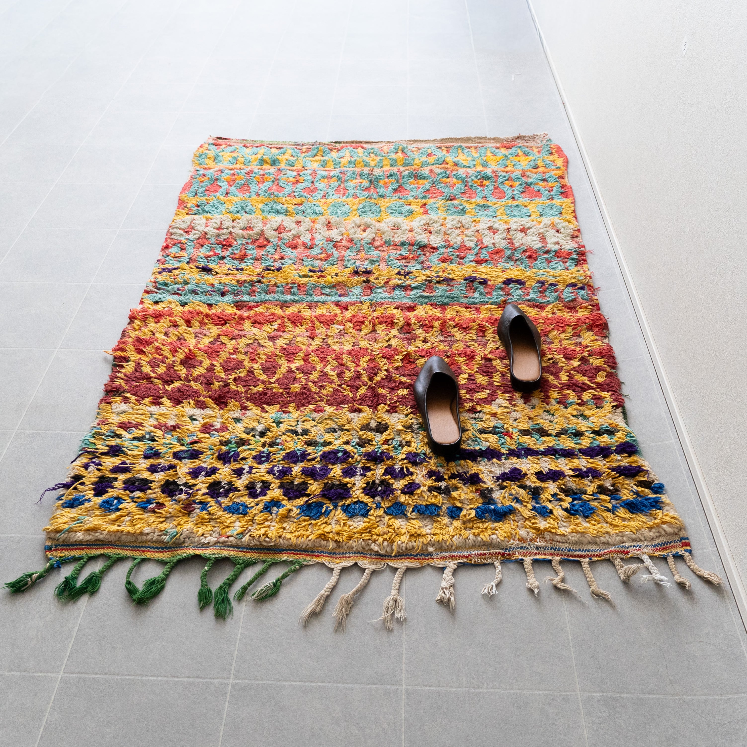 【Vintage】モロッコ・ヴィンテージラグ BC-16 "96cm×152cm"