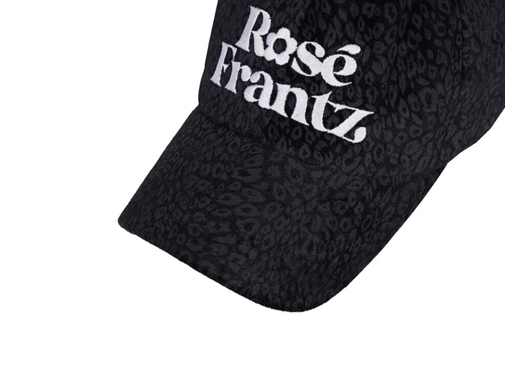 ☆IVE レイ 着用！！【ROSEFRANTZ】Rose Leopard Ball Cap [Black