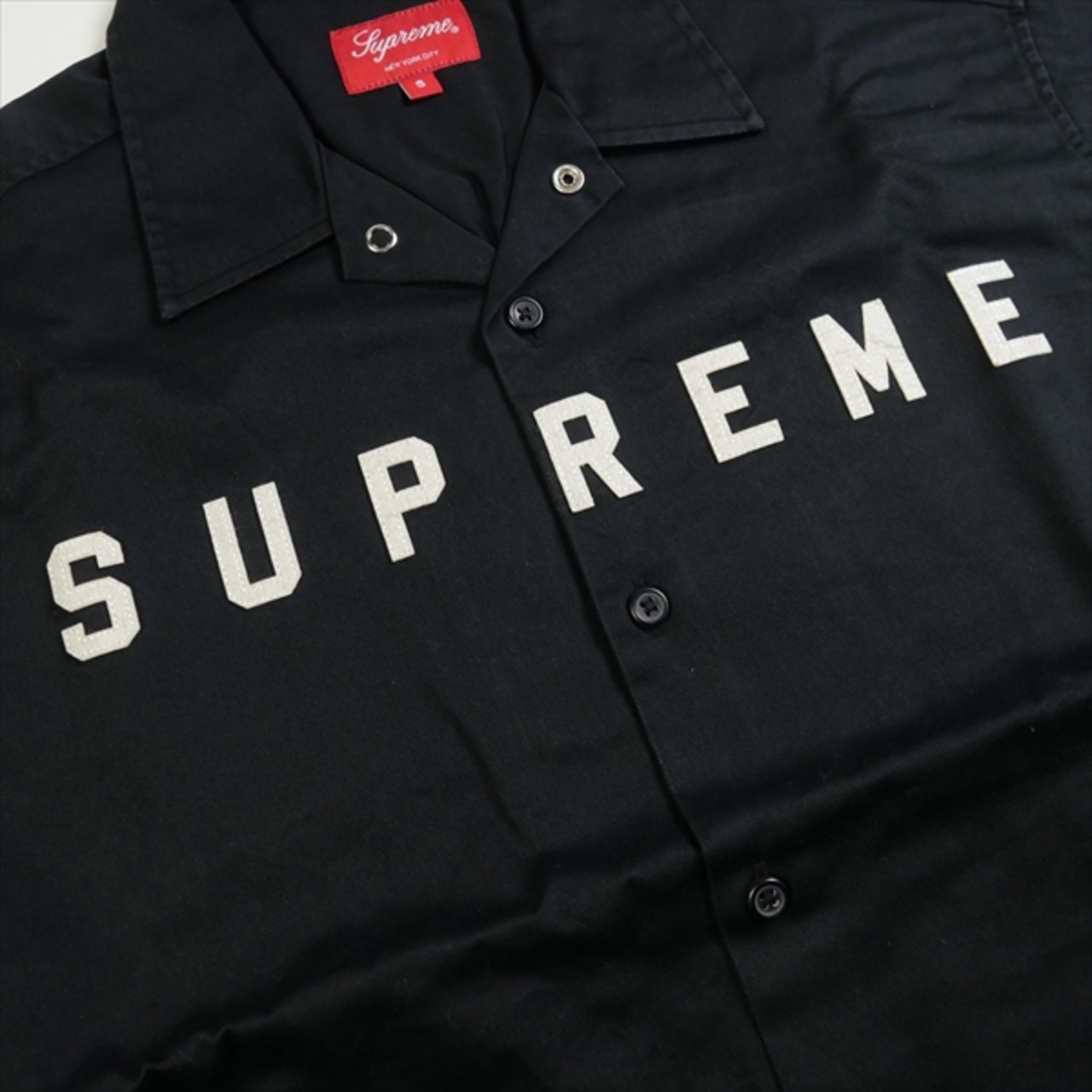 Size【S】 SUPREME シュプリーム 20AW 2-Tone Work Shirt Black 長袖 