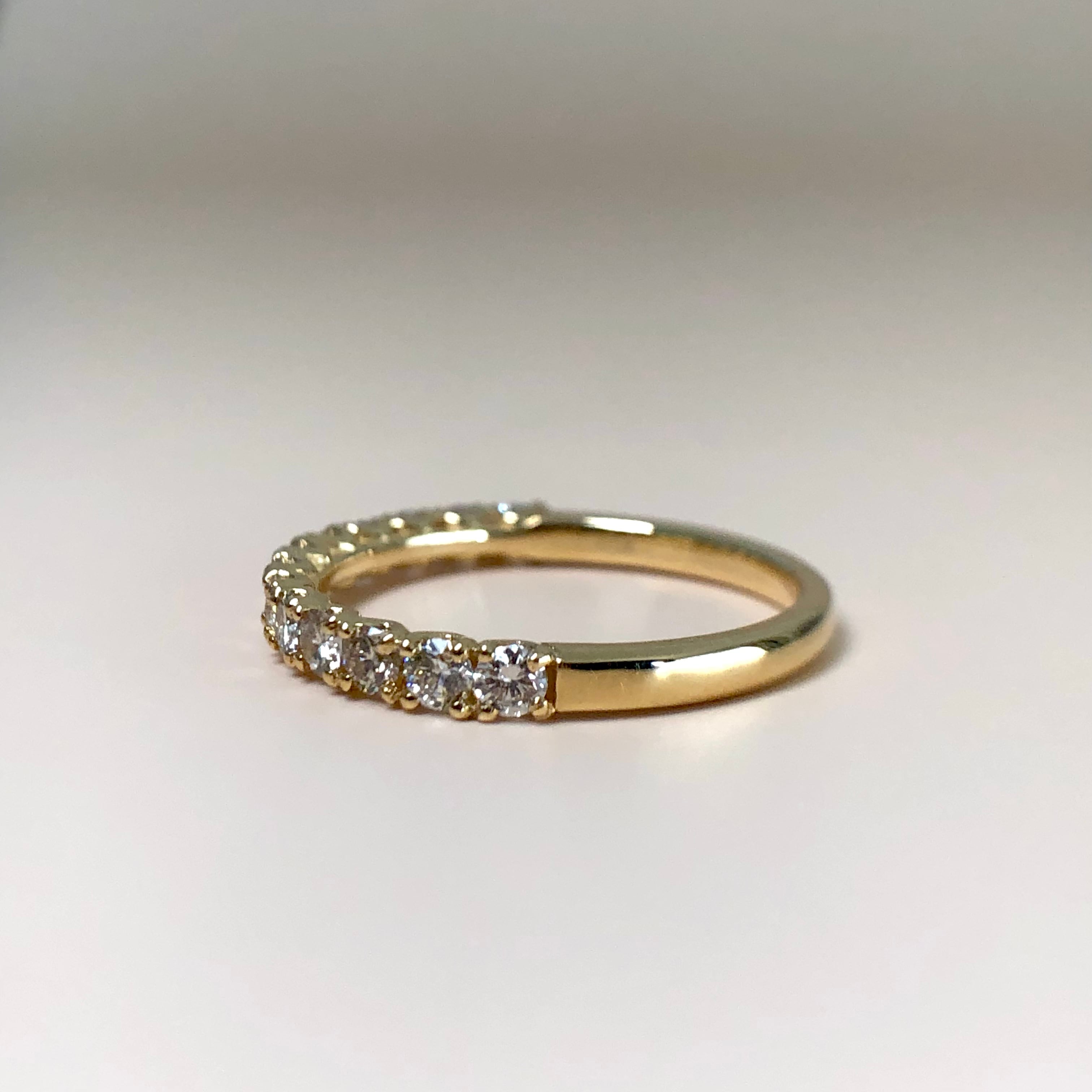 K18 イエローゴールド ブラウンダイヤ ハーフエタニティリング リング 指輪 k18 ハーフエタニティ」の人気商品一覧 | 安い商品を通販