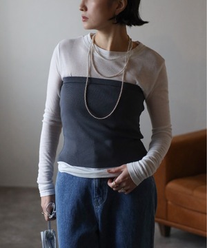 ダンボールニットビスチェ【t-11153】.