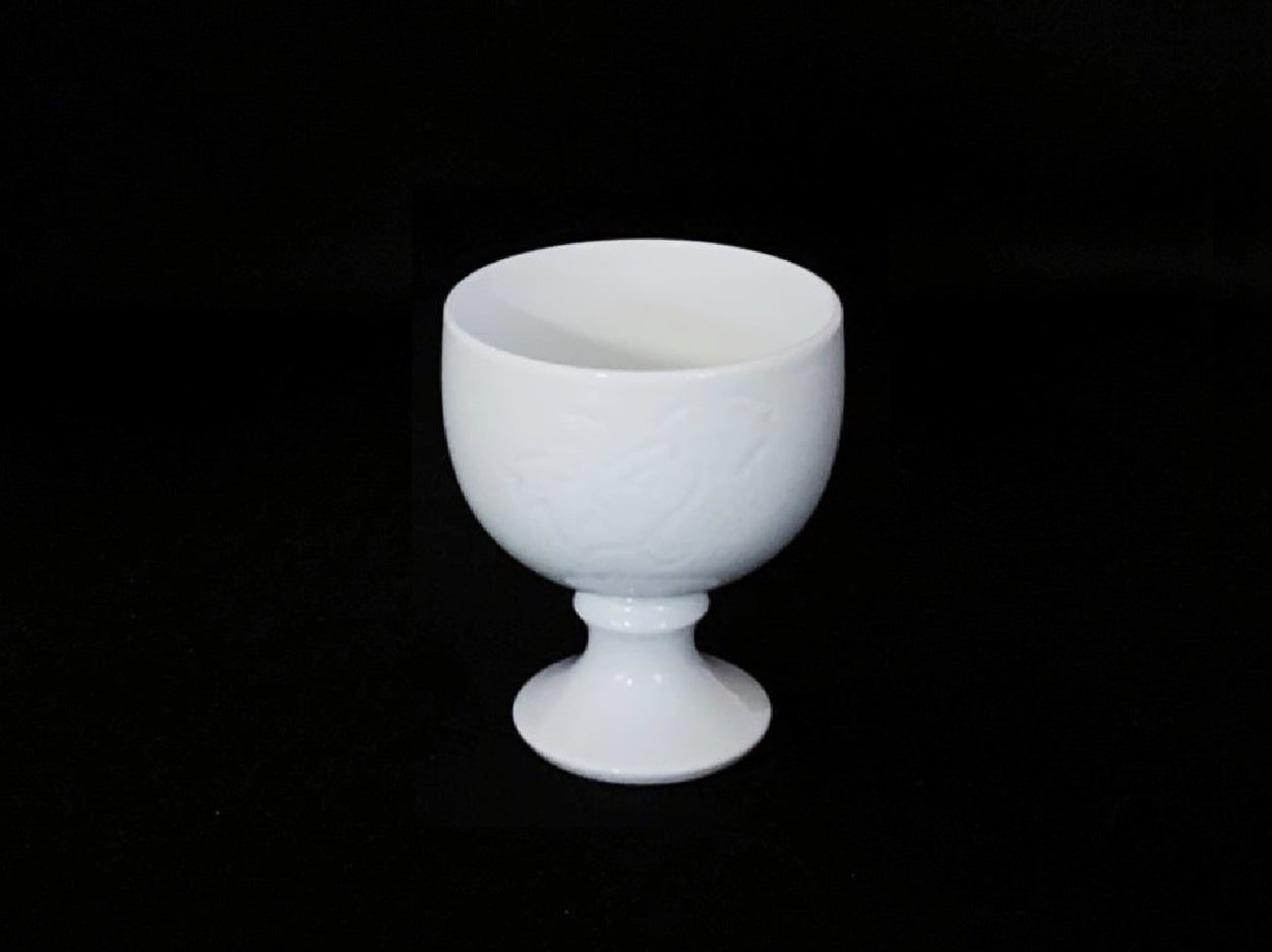 井上萬二　白磁のワインカップ 井上萬二窯 白磁ワインカップ（小） \u2013 ギャラリー一番館オンラインショップ