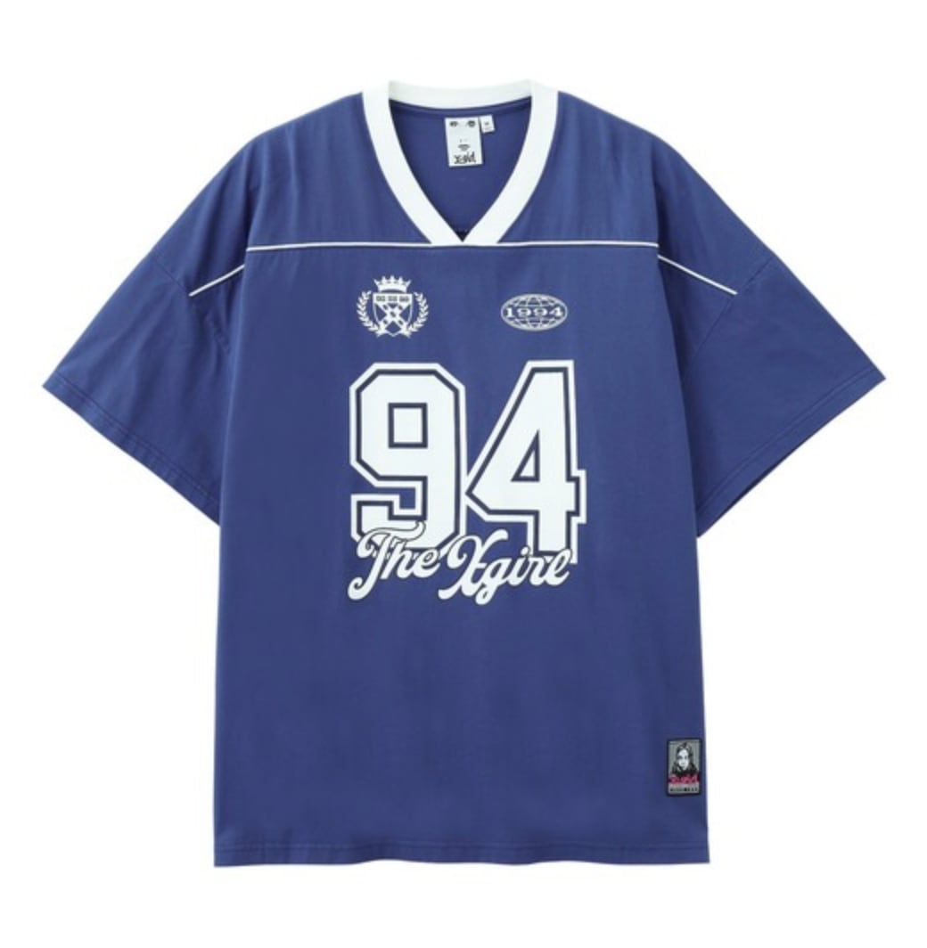 X-girl】FACE LABEL NUMBER BIG TEE DRESS Tシャツワンピース X-girl Tシャツ ワンピース デニム 110 まとめ売り