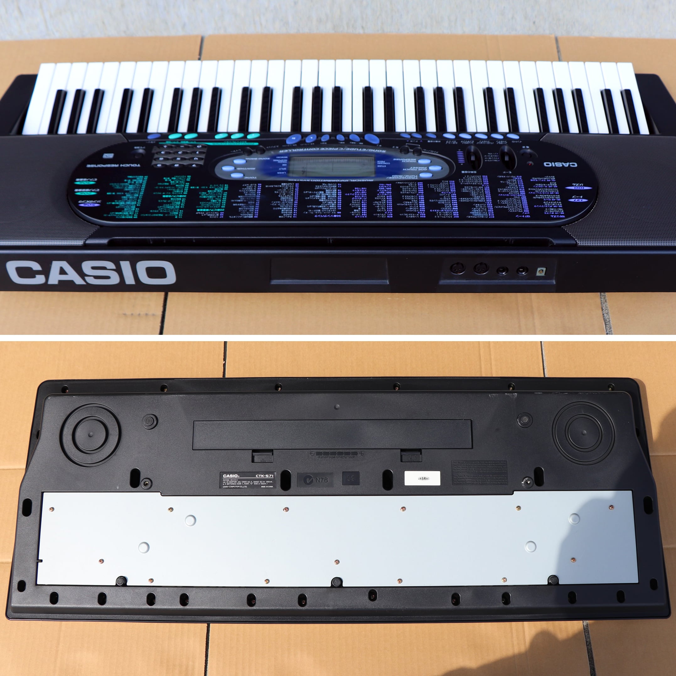 CASIO・カシオ・電子キーボード・CTK-571・No.200708-566・梱包 CASIO・カシオ・電子キーボード・CTK-571・No.200708-566・梱包