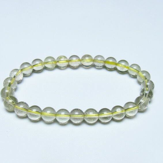 リビアングラス ブレスレット 7mm 一点物 おまかせ便 199-827