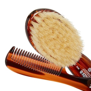＜GB KENT＞ベビー ヘアブラシ&コームセット Baby Hairbrush&Comb Set