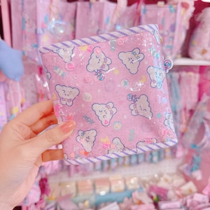 【K6】87-14 3つ折りシャカシャカポーチ