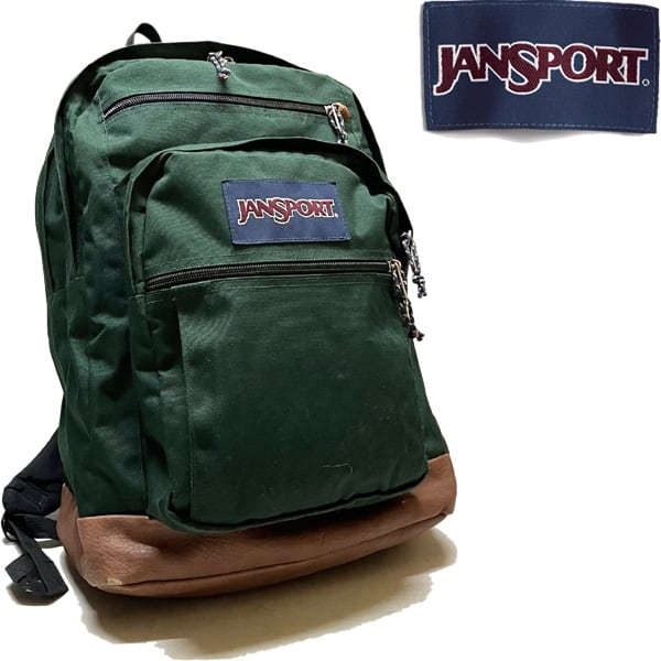 1点物◇ジャンスポーツ深緑リュックサック中古バックパック古着メンズ