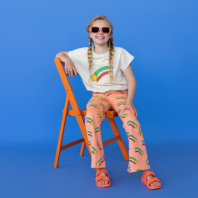 【24SS】カーラインク(CARLIJNQ)   Star-flared legging フレアパンツ 流れ星