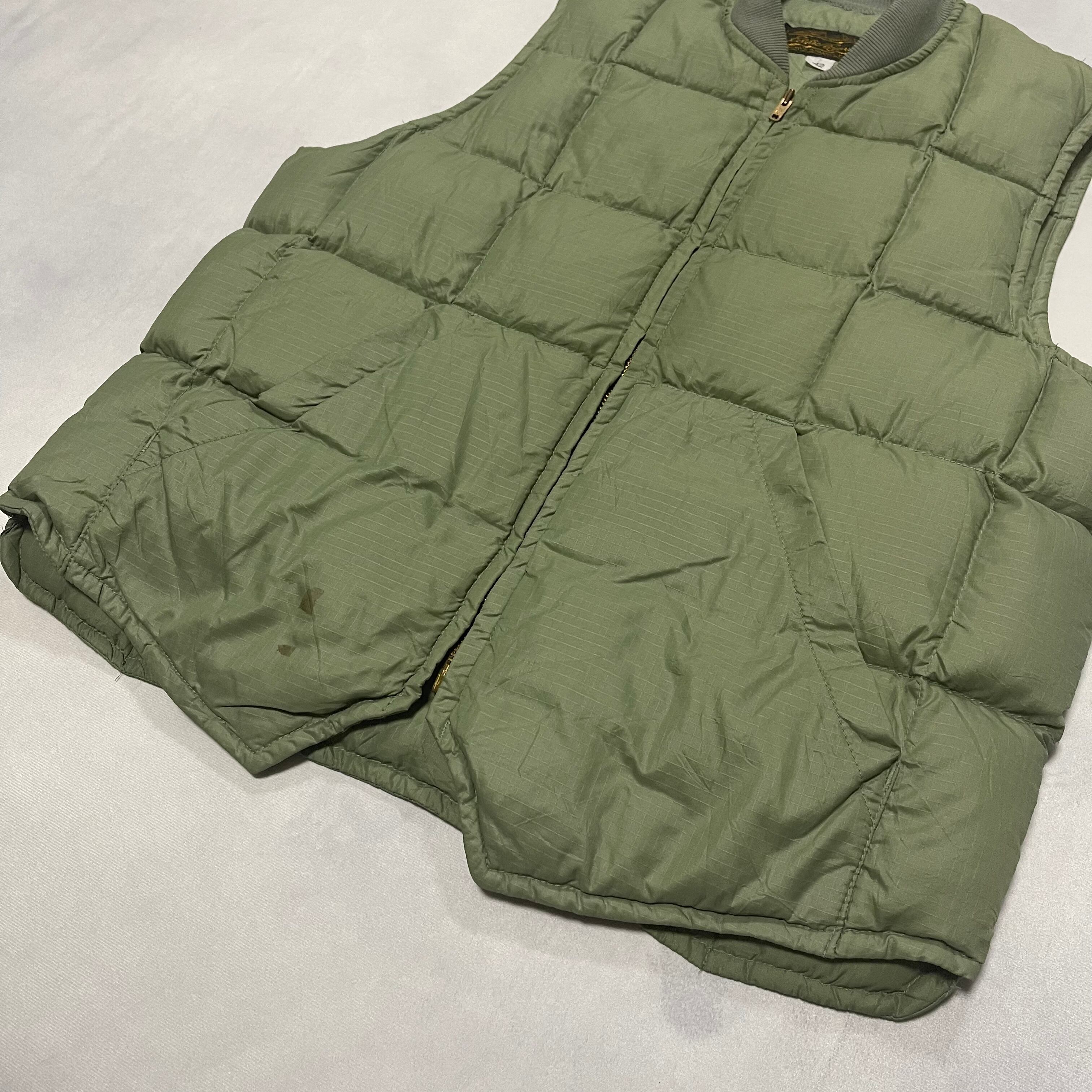 70's USA 製 Eddie Bauer ダウンベスト 42サイズ 黒タグ | 古着屋