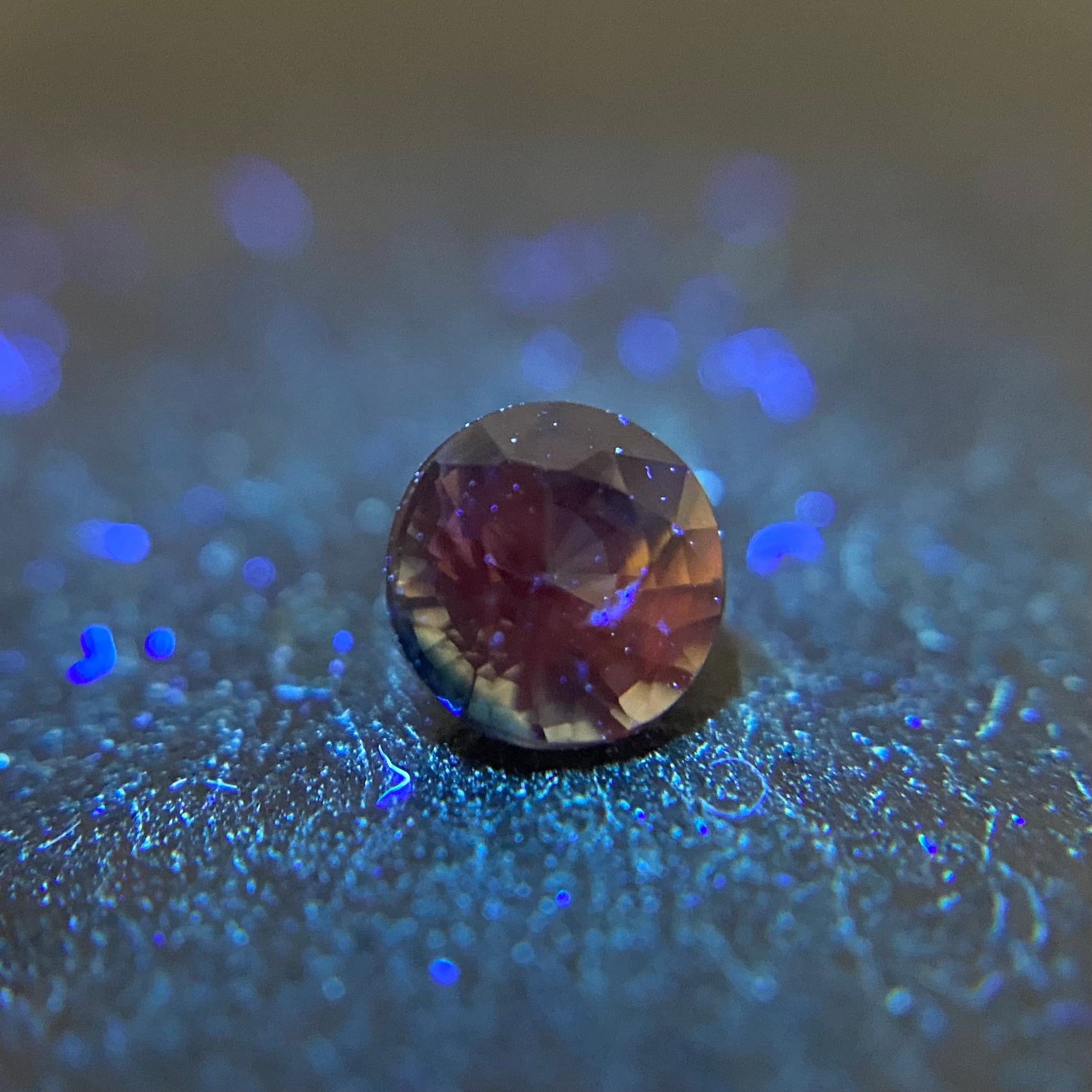 バイカラーサファイア ルース スリランカ産 0.36ct | Leticiar