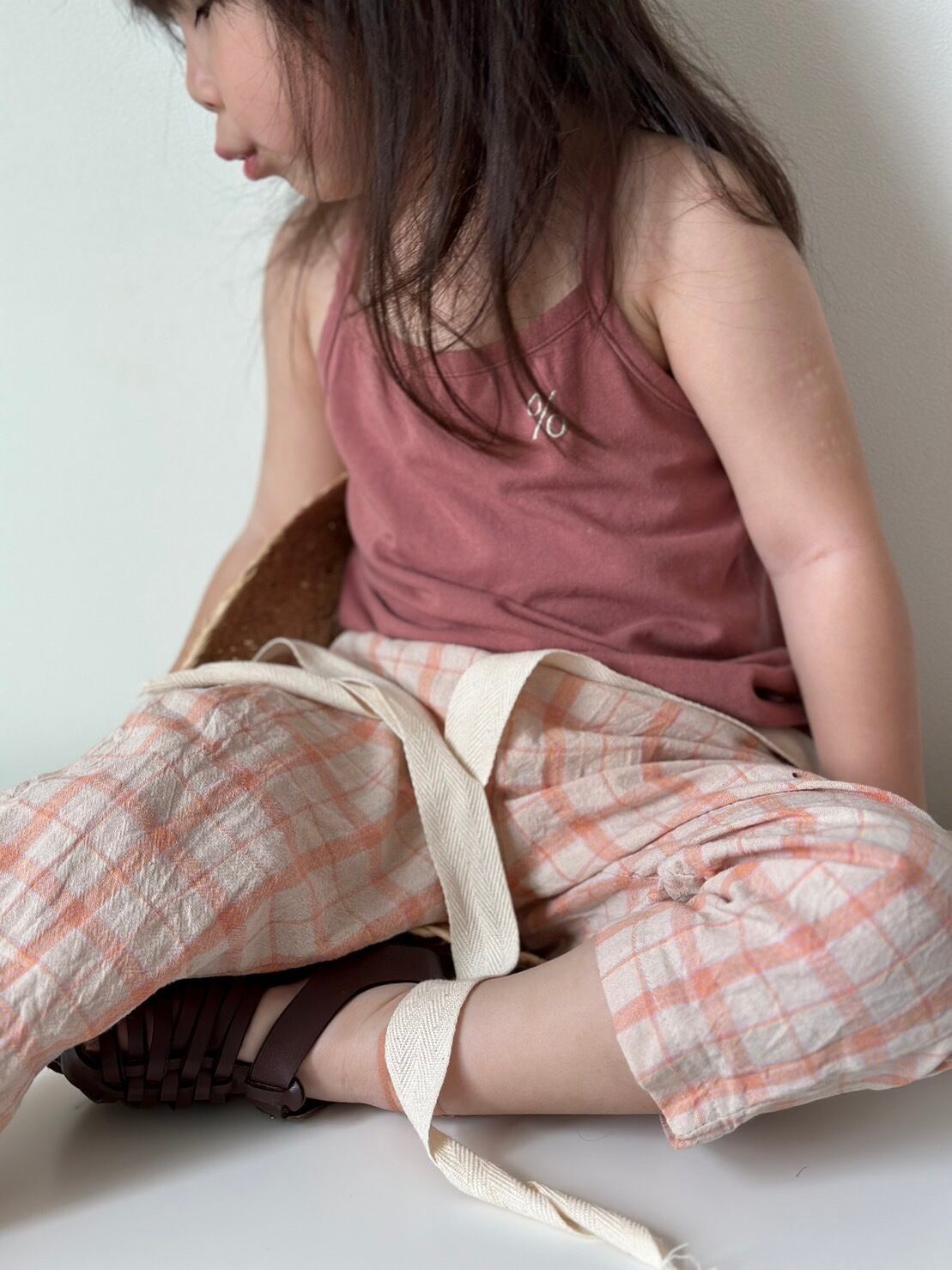 【予約】【一部即納】simple check pants