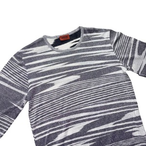 MISSONI glitter monotone knit pullover