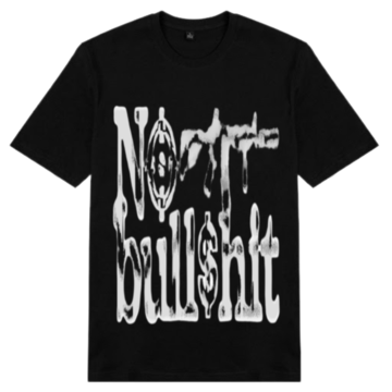 NØ bull$hit long tee black | PAY ID