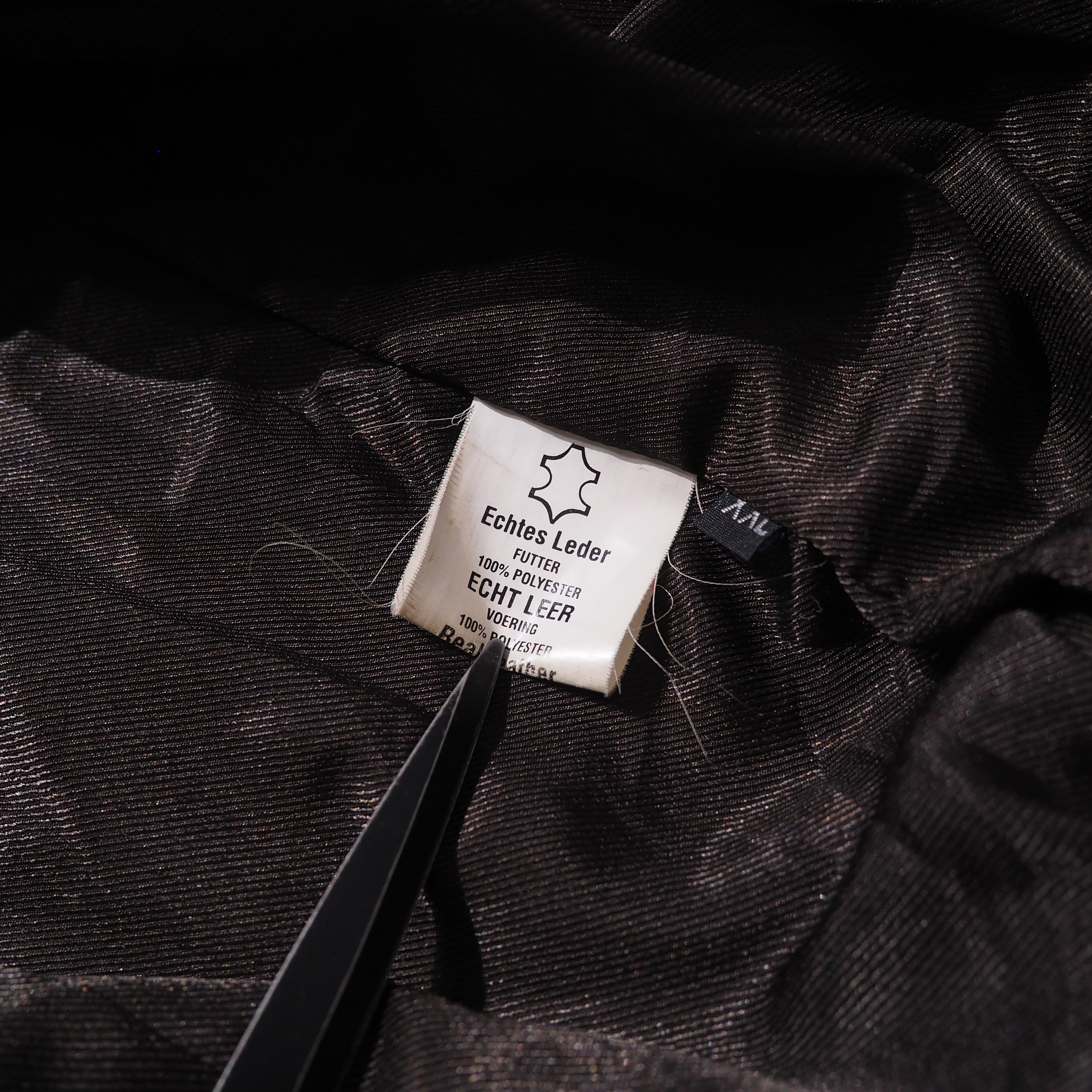 1990s " 退廃的 " Beautiful Dark Brown color vintage Flight leather jacket