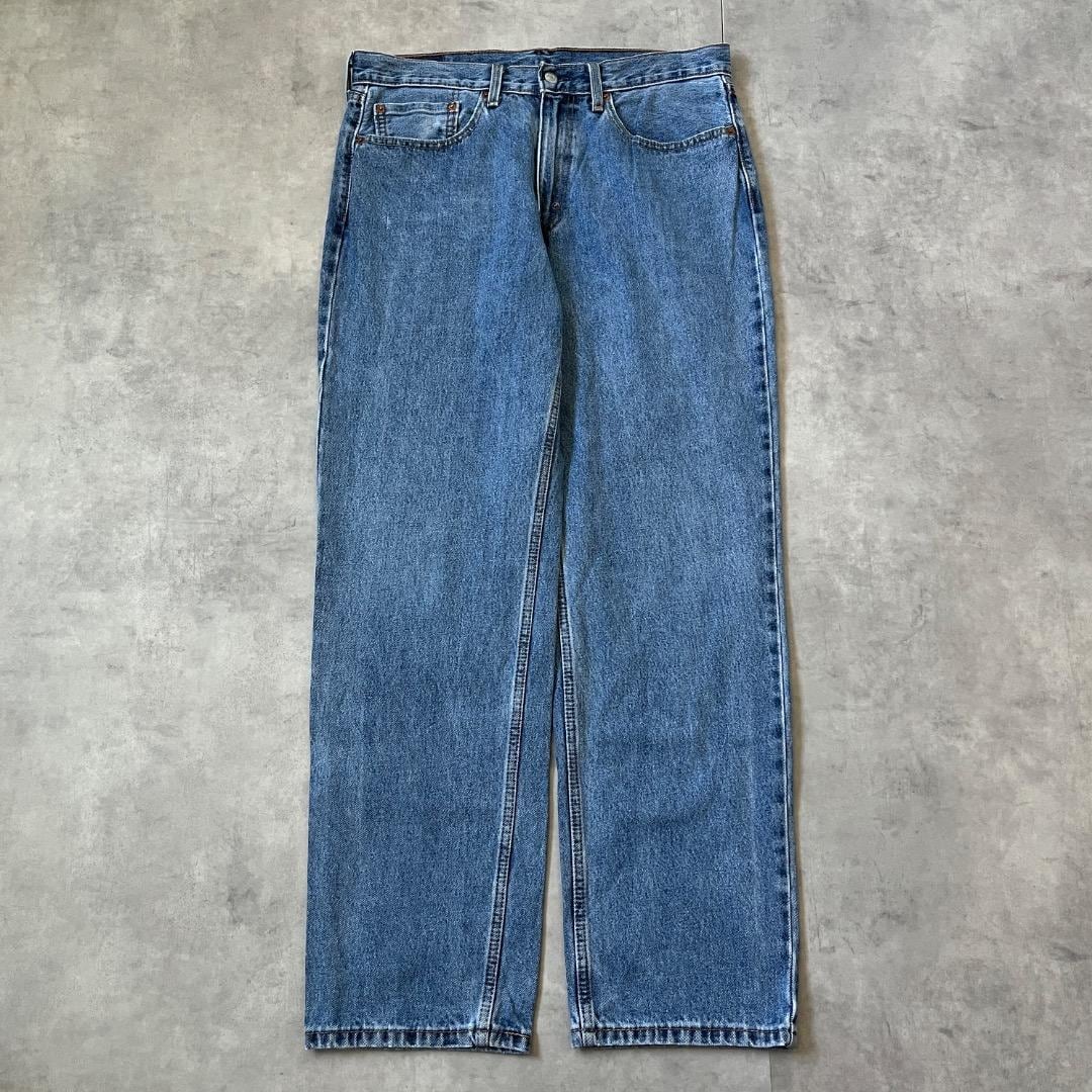 リーバイス550 Levis W34 ブルーデニム 青 古着 ボトム 17502