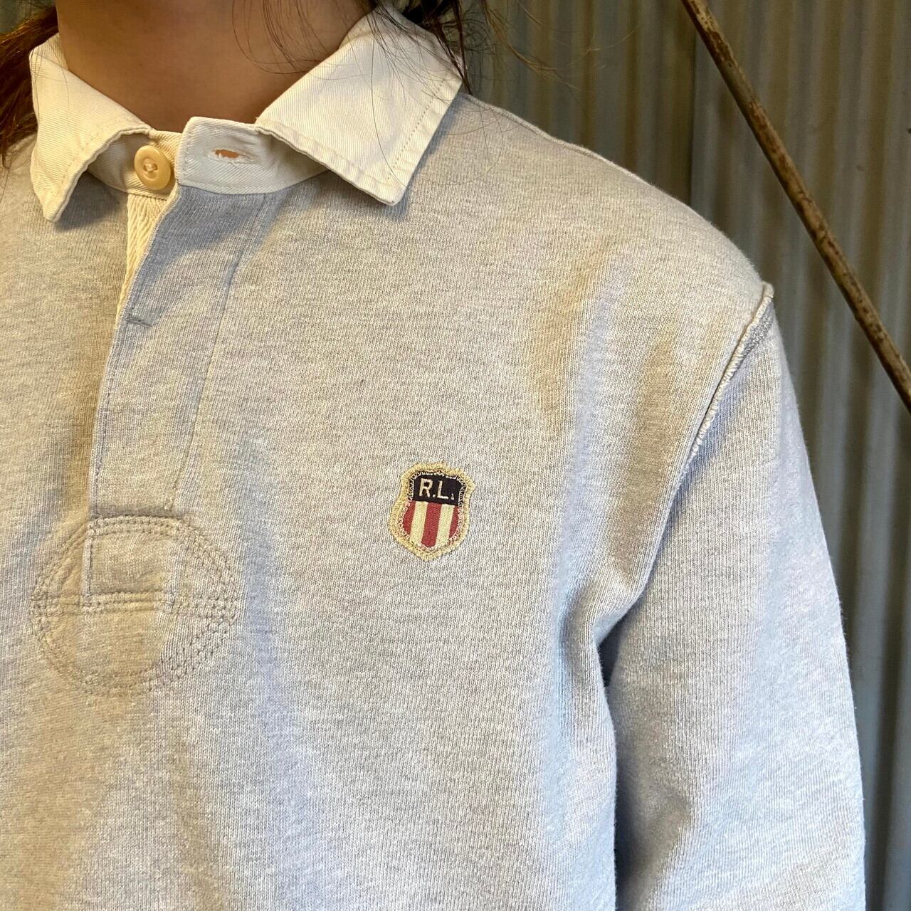 POLO JEANS COMPANY ラルフローレン 星条旗 長袖 ラガーシャツ メンズL
