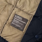Eddie Bauer エディーバウアー 900フィルパワー ダウン ベスト M/P /フード付き/ネイビー/レディース