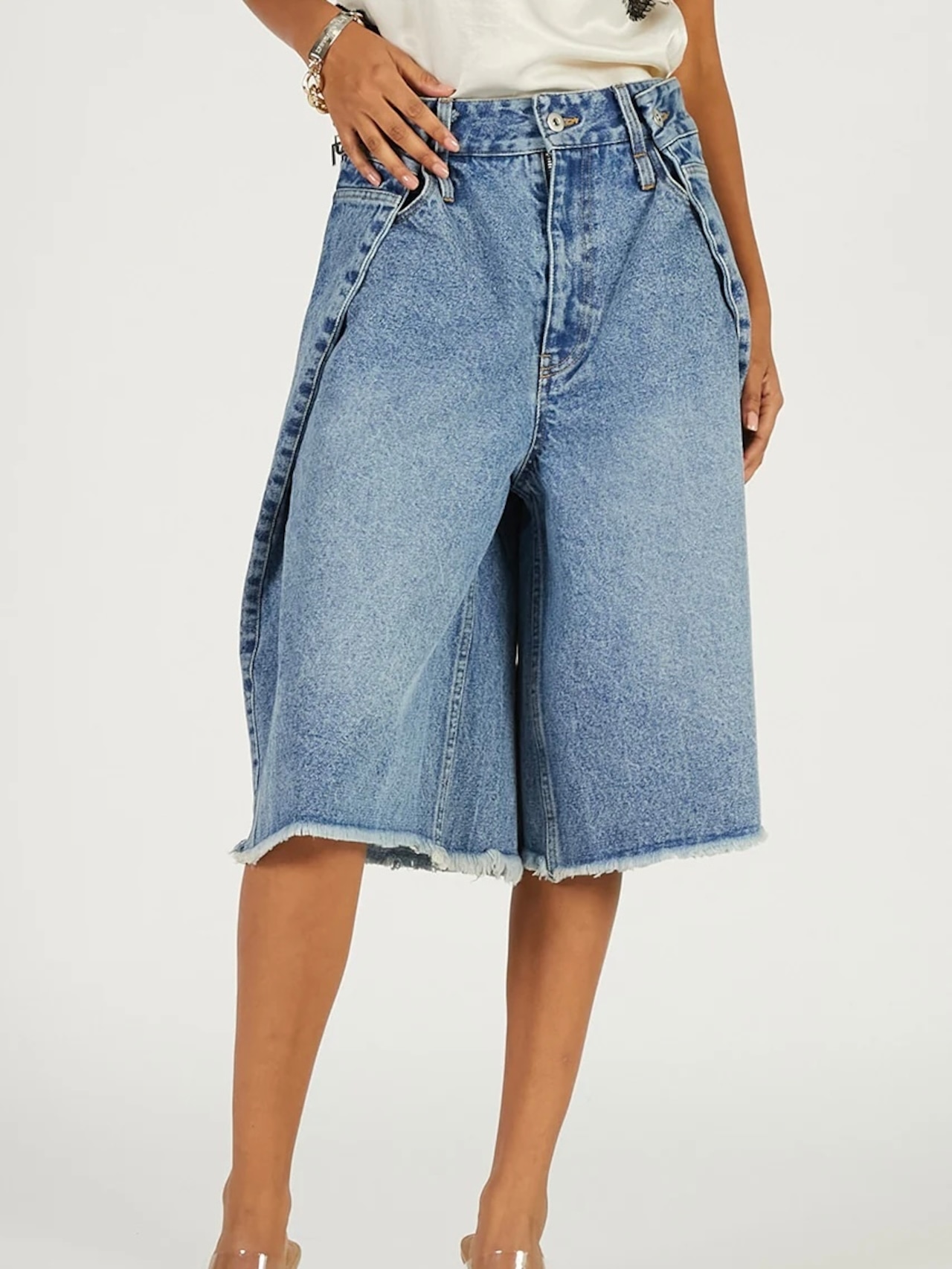 【26SS】PRANK PROJECT プランクプロジェクト / Denim Half Pants / デニムハーフパンツ - 2