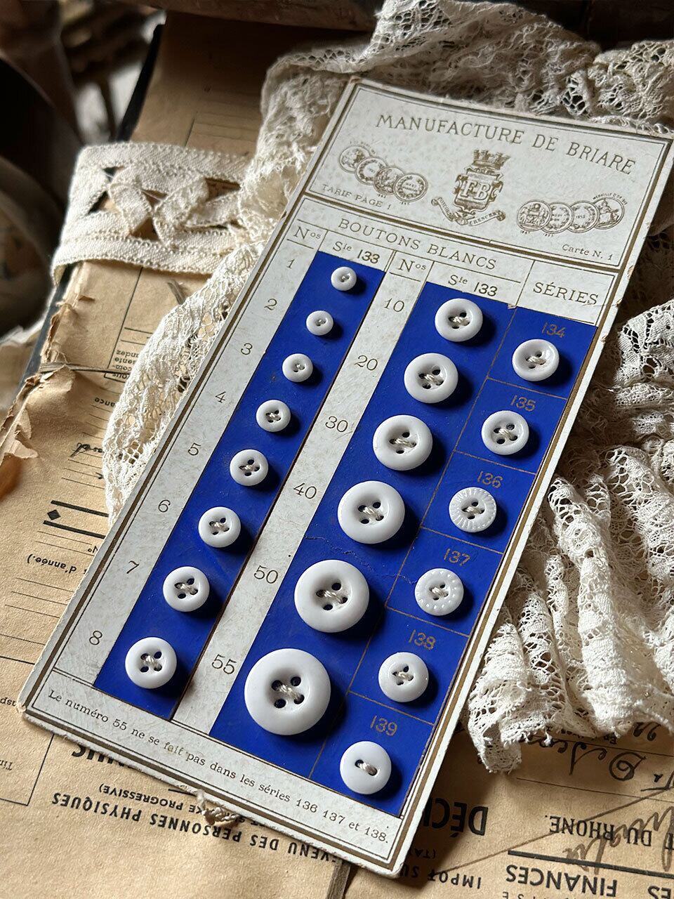 ボタン | Brocante de La Cocotte （フランスアンティーク・ドライ