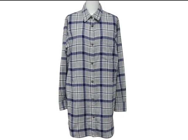 CHROME HEARTS クロムハーツ CHクロスパッチ 長袖シャツ  2パッチ フレアニー クロスボールボタン チェック柄