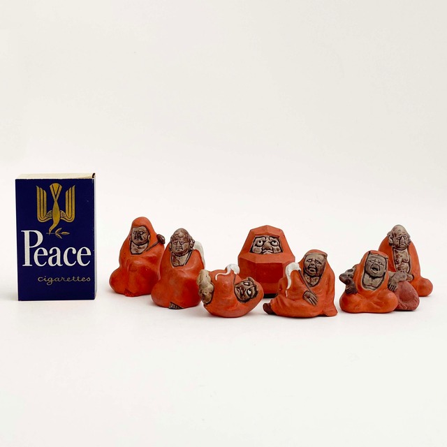 ビンテージ ミニだるま（7体セット）