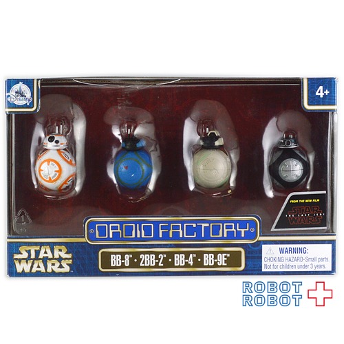 スター・ウォーズ ドロイド・ファクトリー BB-8・2BB-2・BB-4・BB-9E MIB 未開封