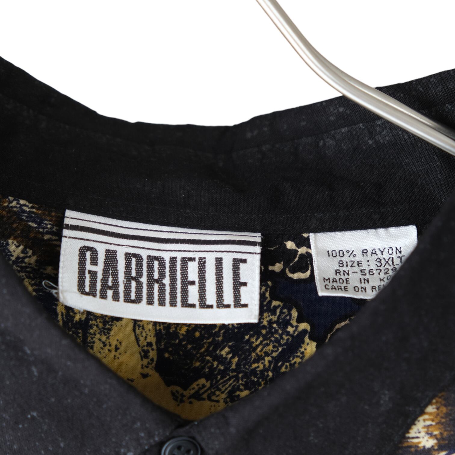 オリジナル GABRIELLE Fit Animal Tiger - Pattern Slim Sleeves Shirt