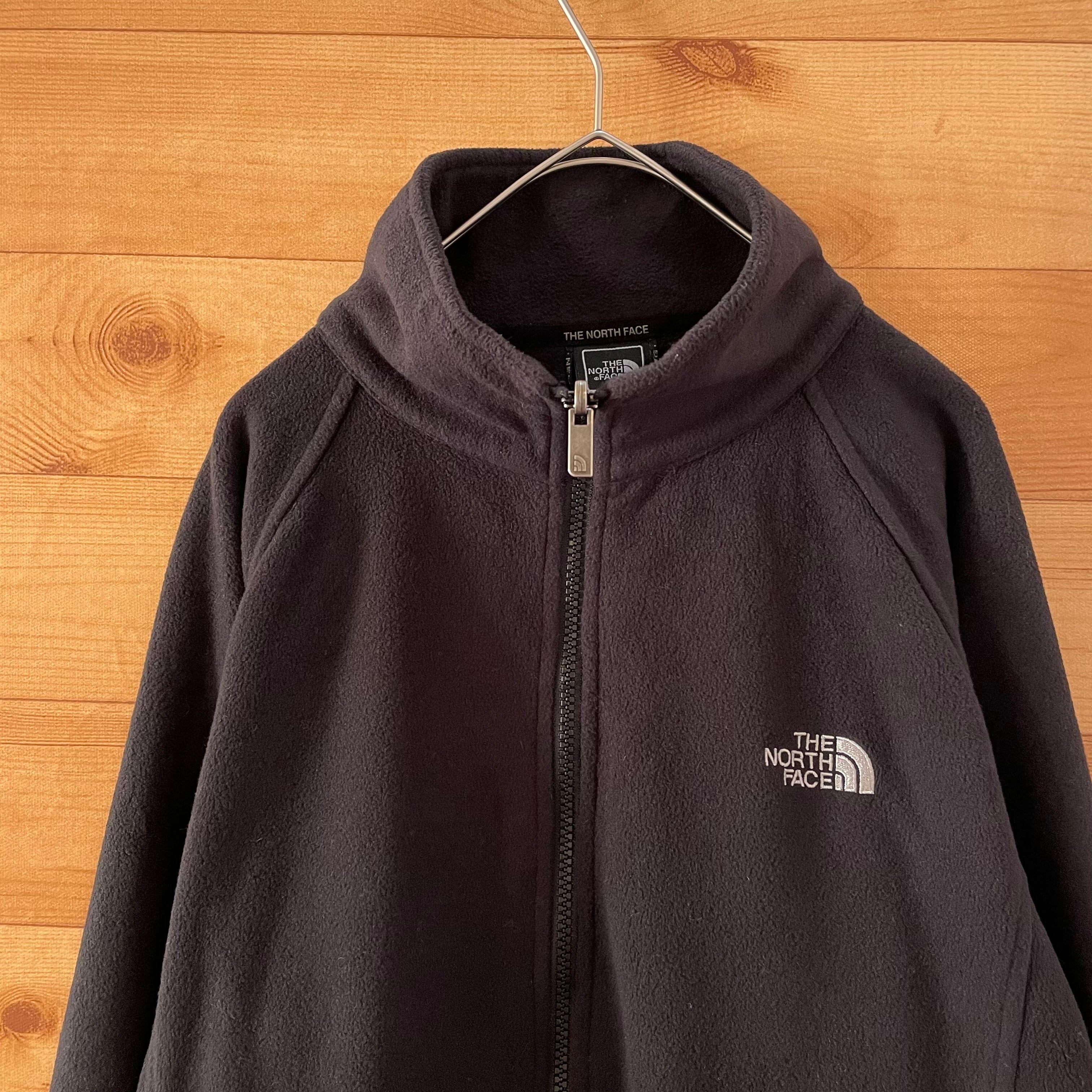 THE NORTH FACE　ジップアップフリース　ワンポイントロゴ