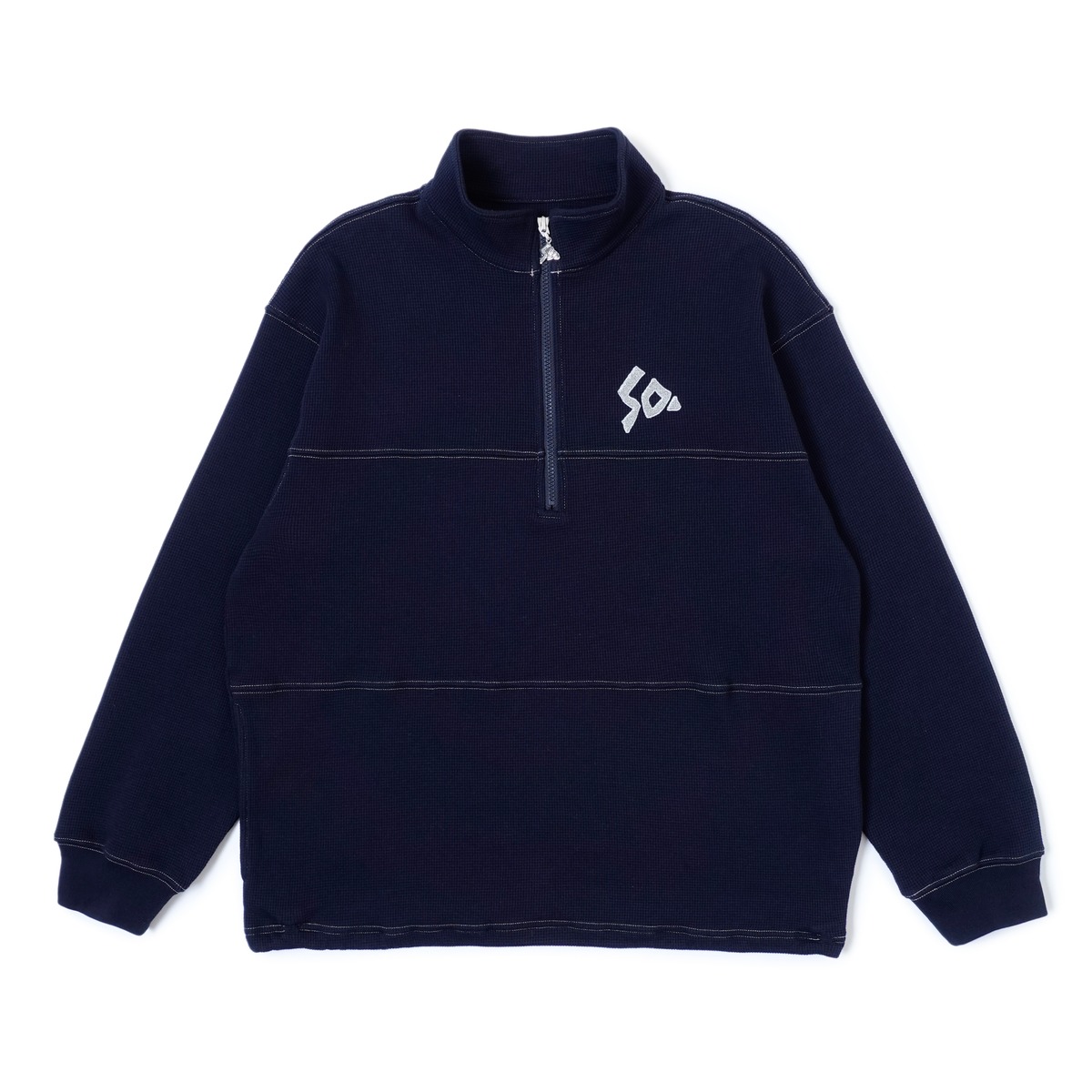 SPECIAL GUEST K.K. for SO NKM Thermal Half Zip Jacket (NAVY) | SO 