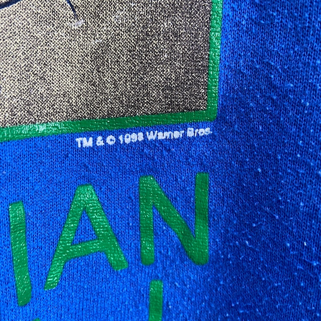 90s タズ キャラクタースウェット Looney Tunes USA製 L 青