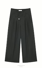 NUTEMPEROR Quip Project 025 Wool Blend Wide Trousers