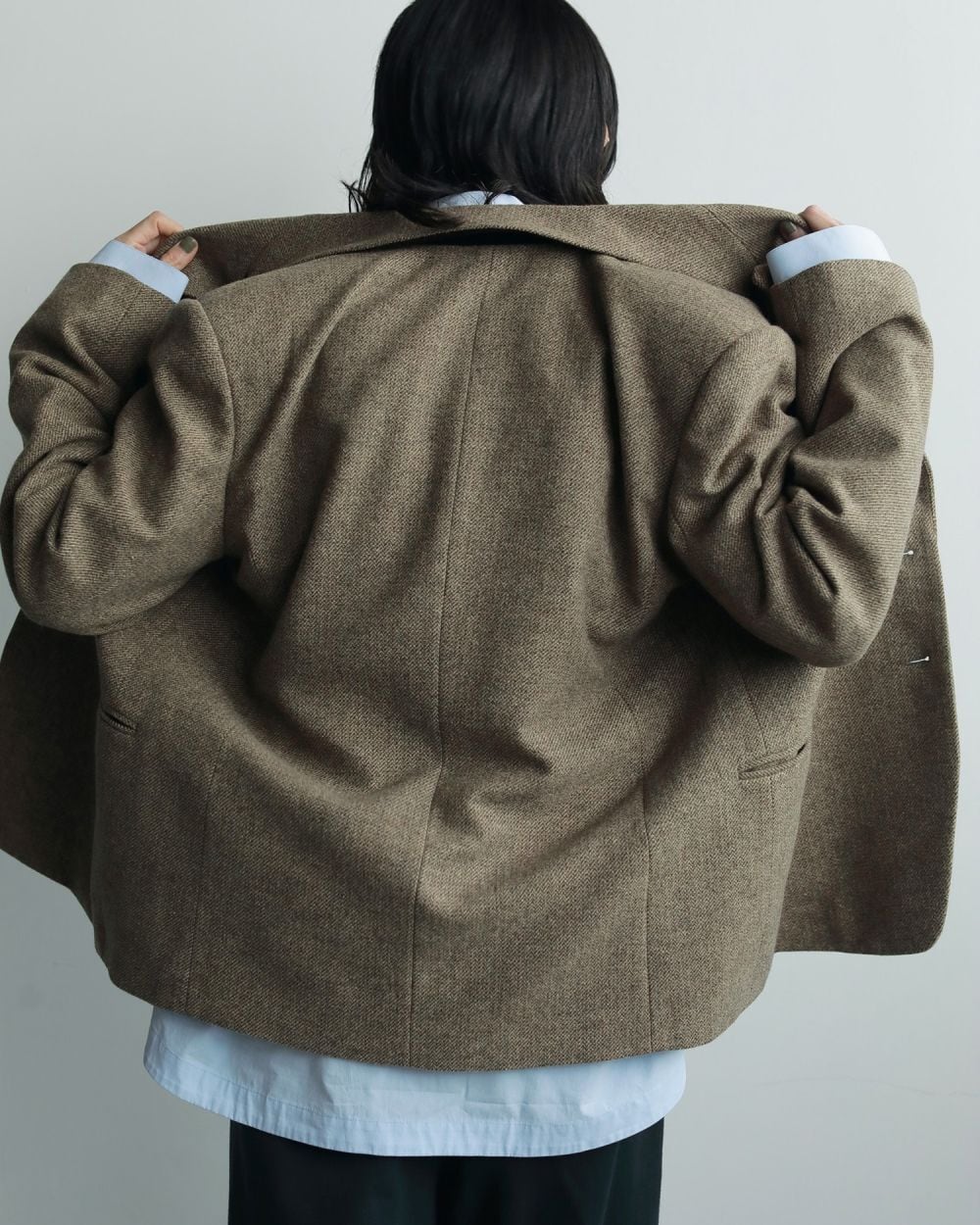 anuke 】Herringbone Wool Jacket | valance 福井｜レディース