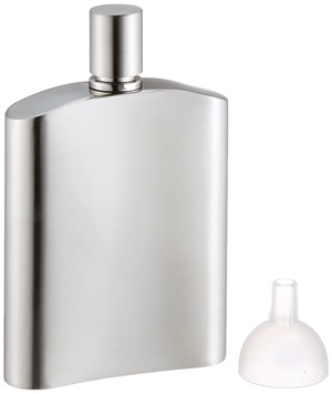 【努力特価】佐藤金属興業(Satokinzoku) SALUS スキットル バッカス ウイスキーボトル 100ml