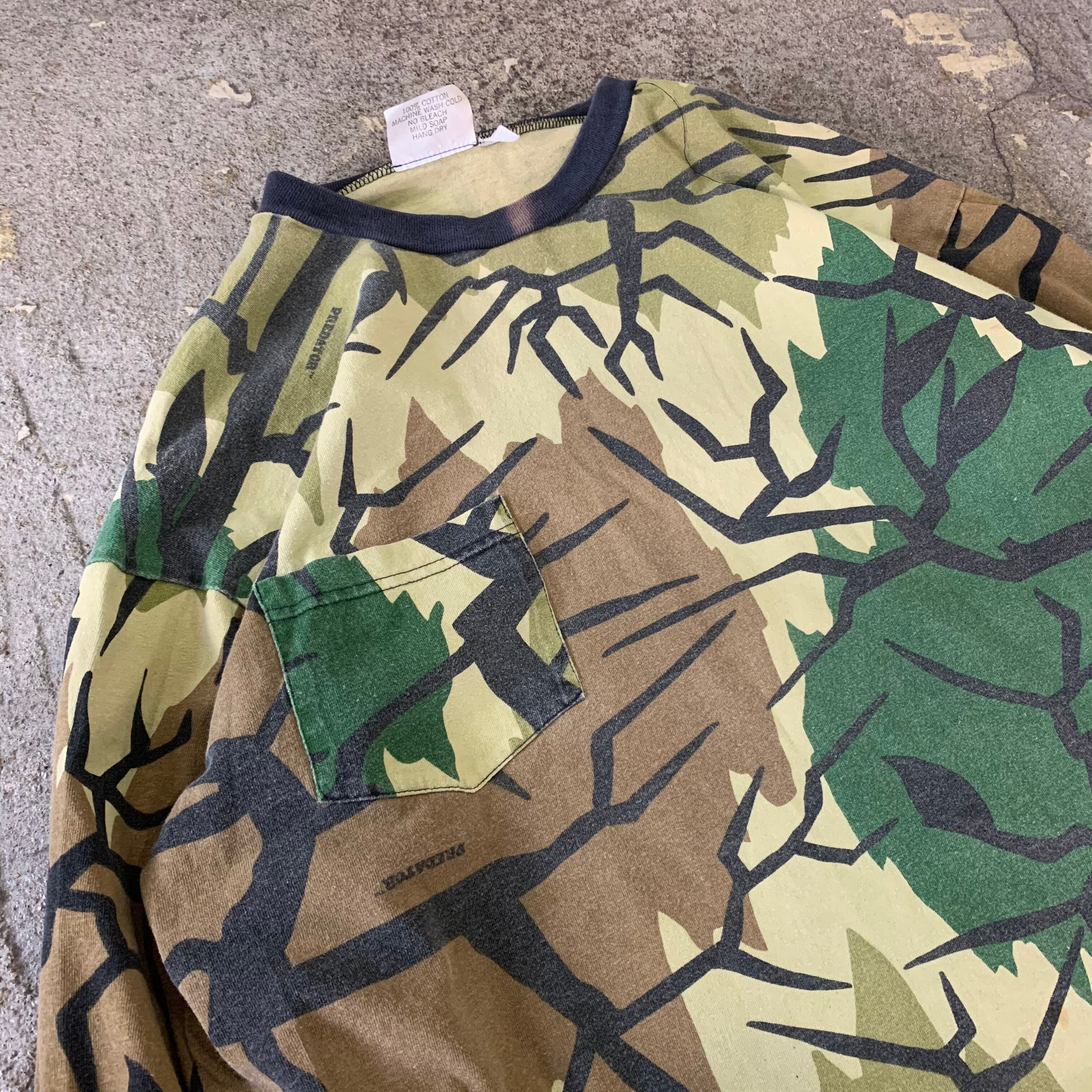 90s Predator Camouflage L/S T-shirt | What'z up
