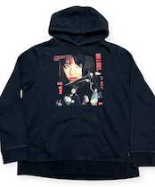 【USED】2000s HUF x KILL BILL MOVIE スウェットパーカー BLACK XLサイズ