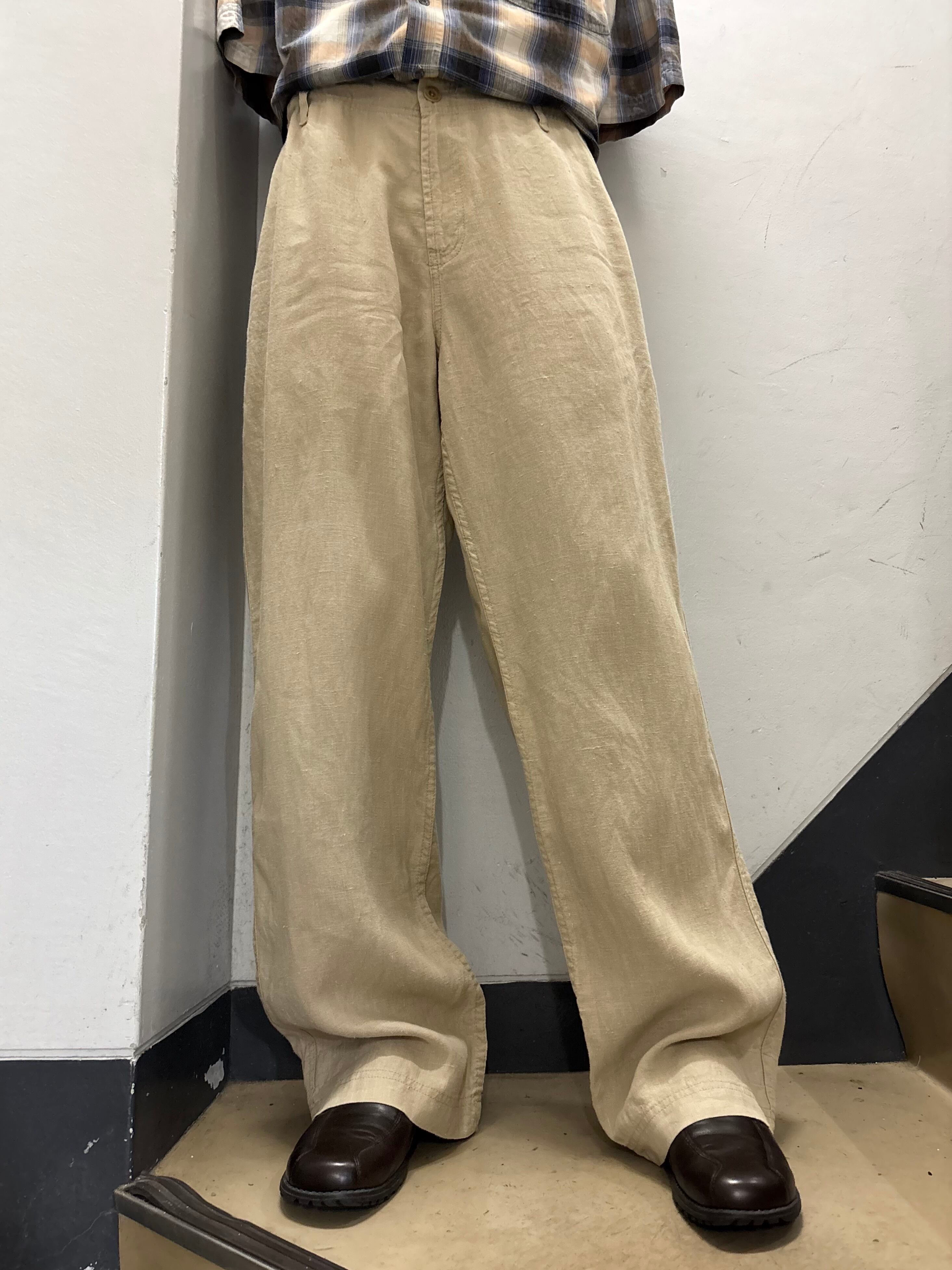 PERRY ELLIS リネンスラックス | 古着屋 Boogie