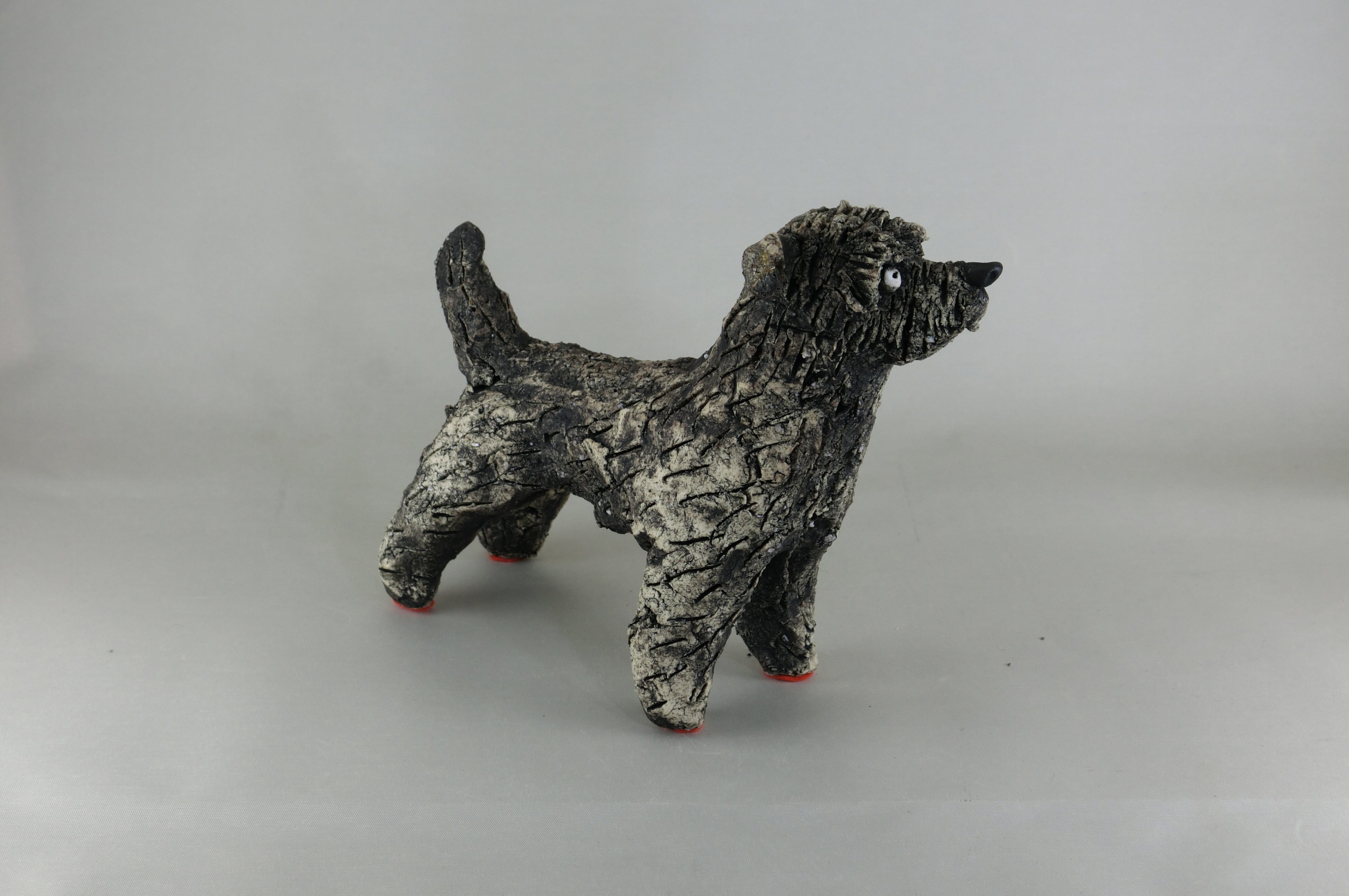 幸生窯　前川幸市作　犬　アイリッシュウルフハウンド