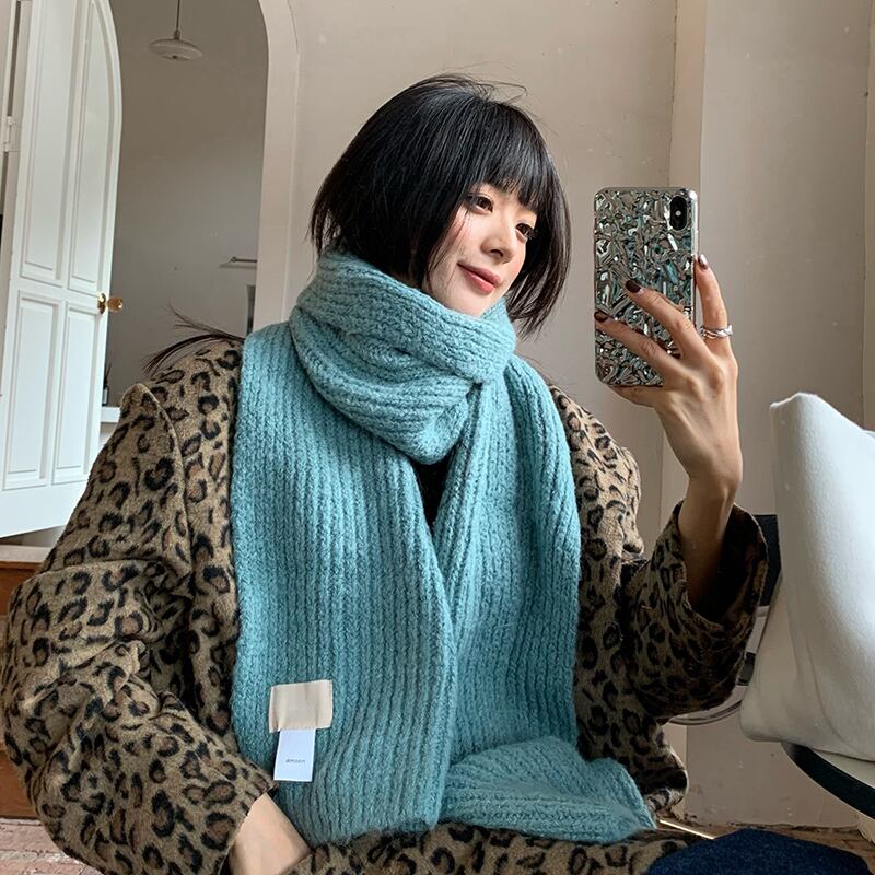 ウールスカーフ オータムウィンターカラー 秋物 冬物 ピュア ブラック・アイド・ピーズ91408236254