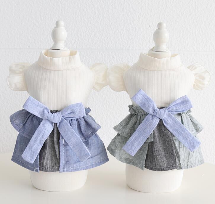 【予約】№3102034 袖フリル切り返しワンピース