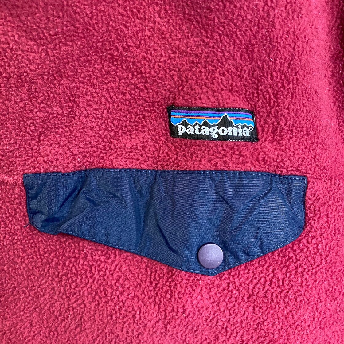 95年製 90年代 ビンテージ patagonia パタゴニア スナップT フリース 