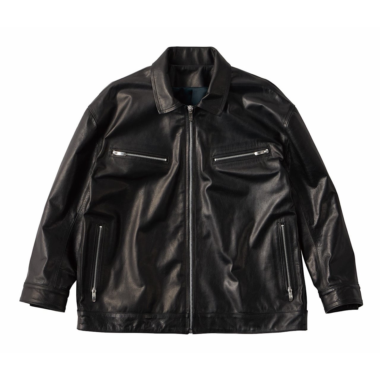 PC SINGLE RIDERS JACKET W/LOVE&PEACE SILVER | 【OFFICIAL】PORTER 